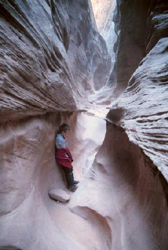 Slot Canyon Sand Storm